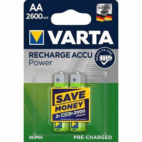 Rechargeable Accu 2 AA 2600 mAh R2U