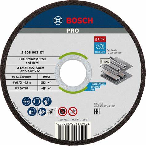 SDInox Rap.Kesme Taşı 125*1,0 mm