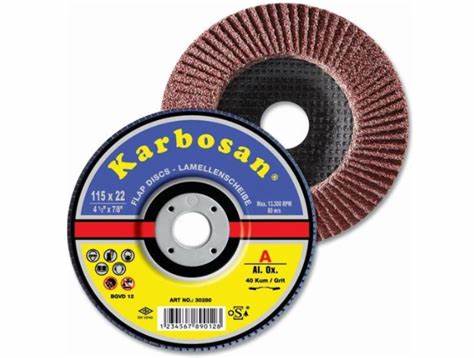 115MM AXPR11 80 KUM SD KONIK KARBOSAN FLAP DISK