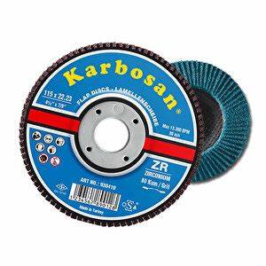 115MM ZXR11 80 KUM SD KONIK KARBOSAN FLAP DISK