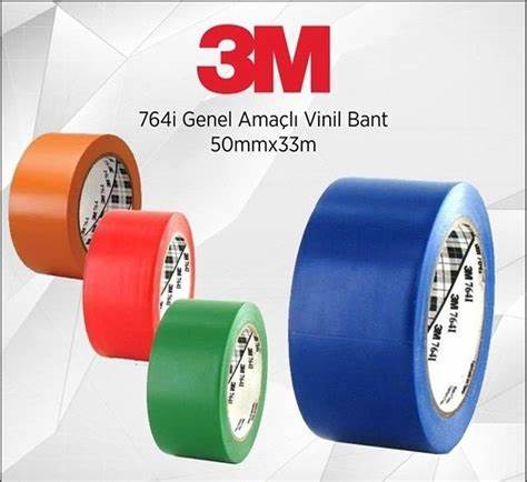 3M 764i GENEL AMAÇLI ViNiL BANT (TEK RENKLER)