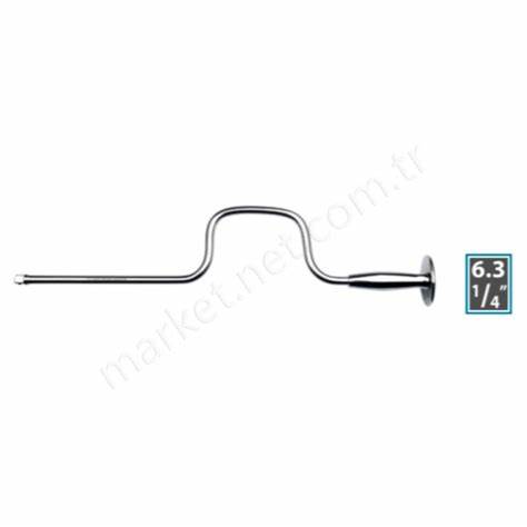 1/4" Fırdöndü Kol (Metal Avuç Saplı)