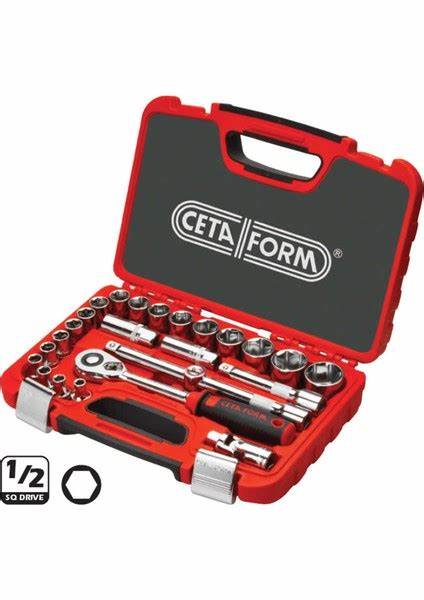 25 Parça 1/2" 6 Köşe Lokma Takımı