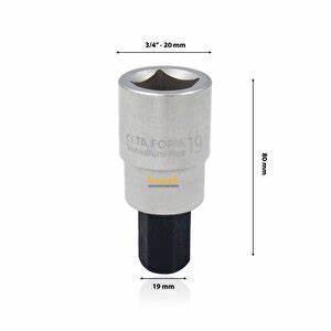 3/4" Allen Uçlu Lokma- 19 x 80 mm