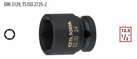 1/2" 6 Köşe Havalı Lokma Anahtar - 36 mm