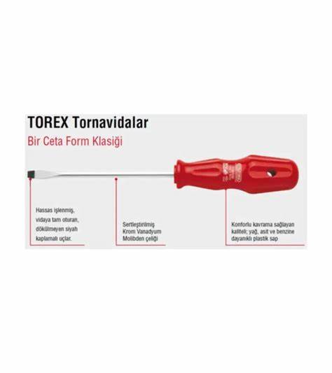 TOREX  LOKMA UÇLU TORNAViDA - 8.0 X 125 MM