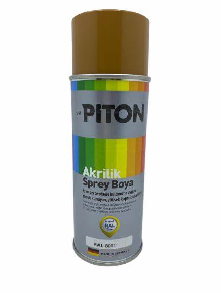 PiTON AKR. SPREY BOYA 400ML RAL 8001 OKSiT KAHVE