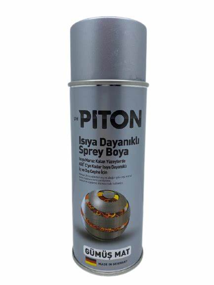 PiTON ISIYA DAYANIKLI SPREY 400ML 256431 GÜMÜŞ MAT