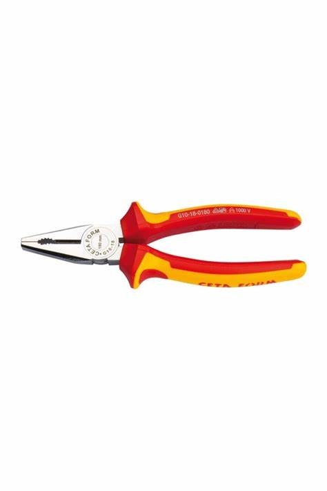 180 MM 1000V KOMBiNE PENSE - PARLAK KROM (VDE)