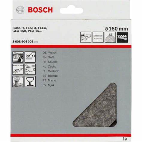160 MM POLiSHiNG FELT SOFT