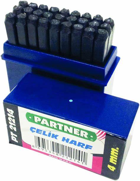 ÇELiK HARF 27 ADET 6MM