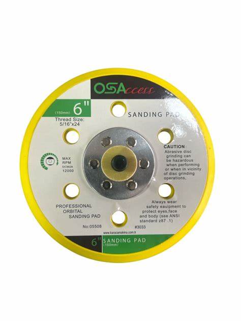 PU SANDING PAD 150 MM *5/16-24 6 HOLES