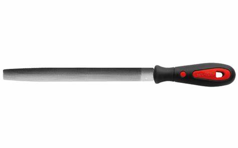 YARIM YUVARLAK EĞE (ORTA DiŞ) 10" - 250 MM (ERGONOMiK SAPLI)