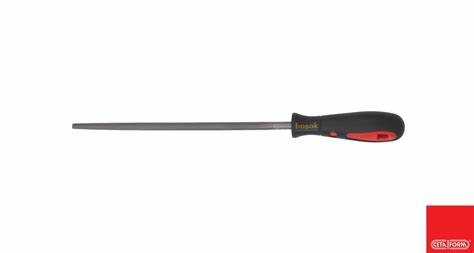 YUVARLAK EĞE (ORTA DiŞ) 8" - 200 MM (ERGONOMiK SAPLI)