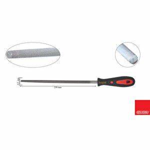 YUVARLAK EĞE (ORTA DiŞ) 10" - 250 MM (ERGONOMiK SAPLI)