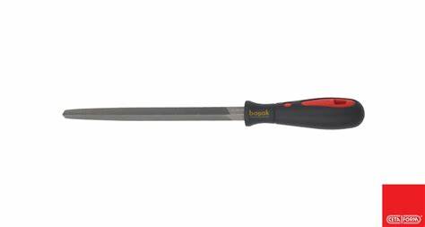 ÜÇ KÖŞE EĞE (ORTA DiŞ) 8" - 200 MM (ERGONOMiK SAPLI)