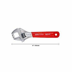 Kurbağacık Anahtar (Krom Kaplı-PVC Daldırma Saplı) - 150 mm