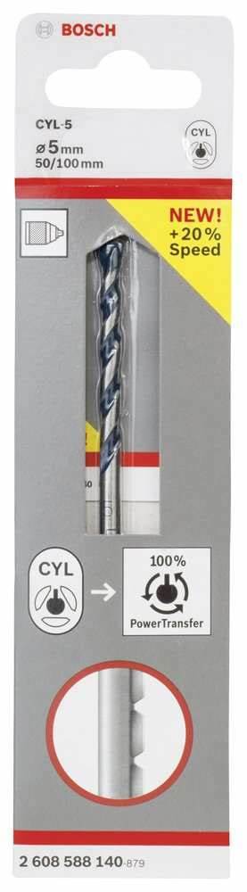 CYL-5 BlueGT Beton Matkap Ucu 5*100 mm