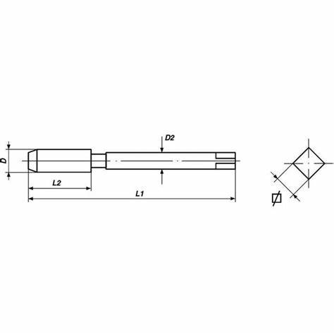M 8X1.25 MAKINE KLV.-HLS-DIN37