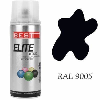 BEST SPREY BOYA ELiTE 400 ML RAL9005 DERiN SiYAH PARLAK