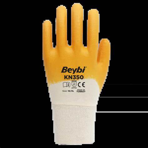 BEYBi KN350 NiTRiL ELDiVEN SARI NO: 10