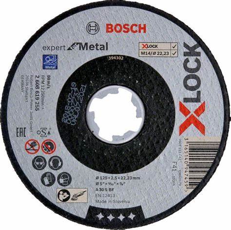 X-LOCK EXM KesmeTaşı 125*2,5 mm Düz