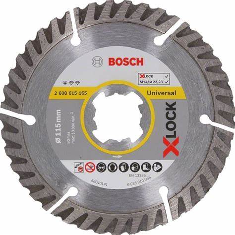 X-LOCK ELMAS KESME DiSK SFUNiVERSA 115MM
