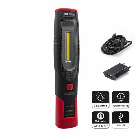 Lu-MAX Şarjlı LED Çalışma Lambası - 400 Lümen