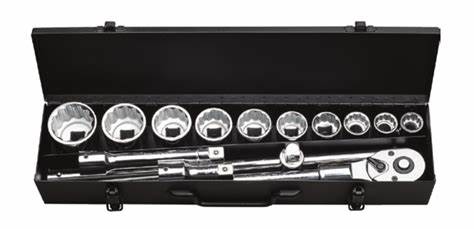 14 Parça 3/4" 12 Köşe (Yıldız) Lokma Anahtar Takımı