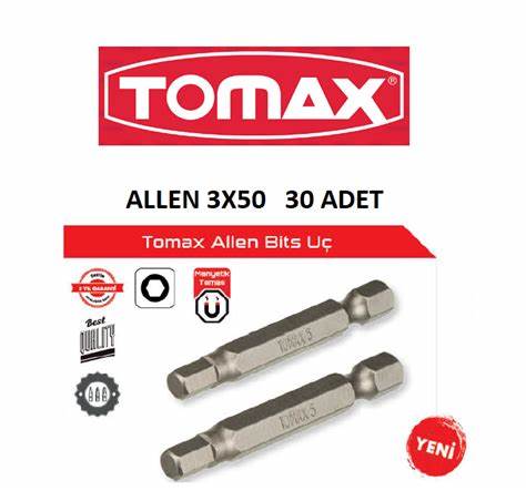 TOMAX BiTS UÇ ALLENLi 3X50 MM